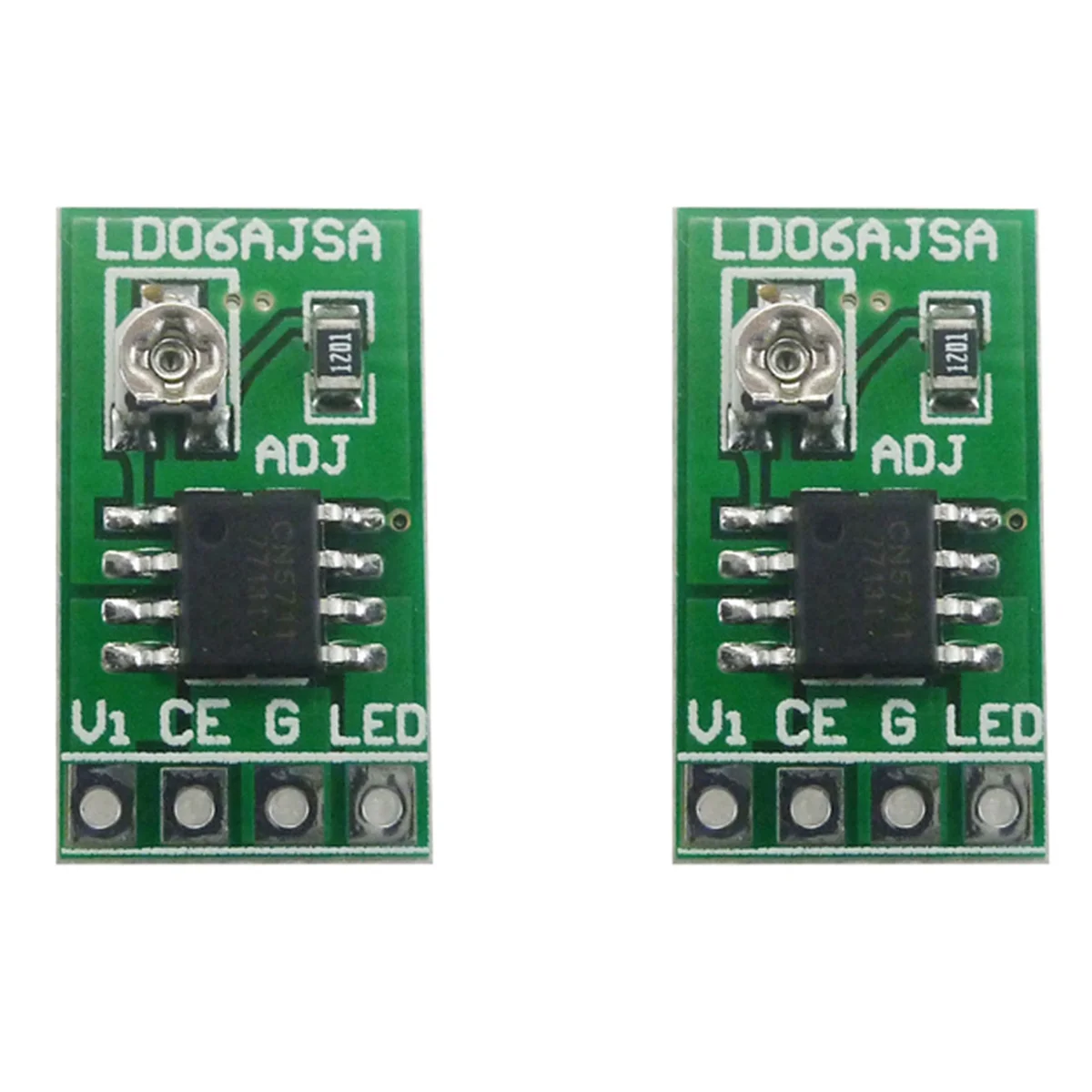 Controlador LED A55T 2X DC 3,3 V 3,7 V 5V 30-1500MA módulo ajustable de corriente constante Placa de Control PWM para USB 18650 Li-