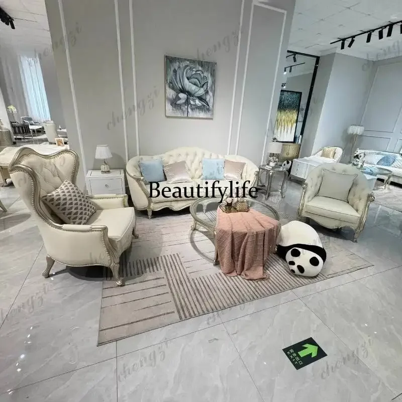 01A Nordic Oversized Living Room Sofas White Luxury Soft Single Lazy Living Room Sofas House Individual Muebles Para Hogar Furni