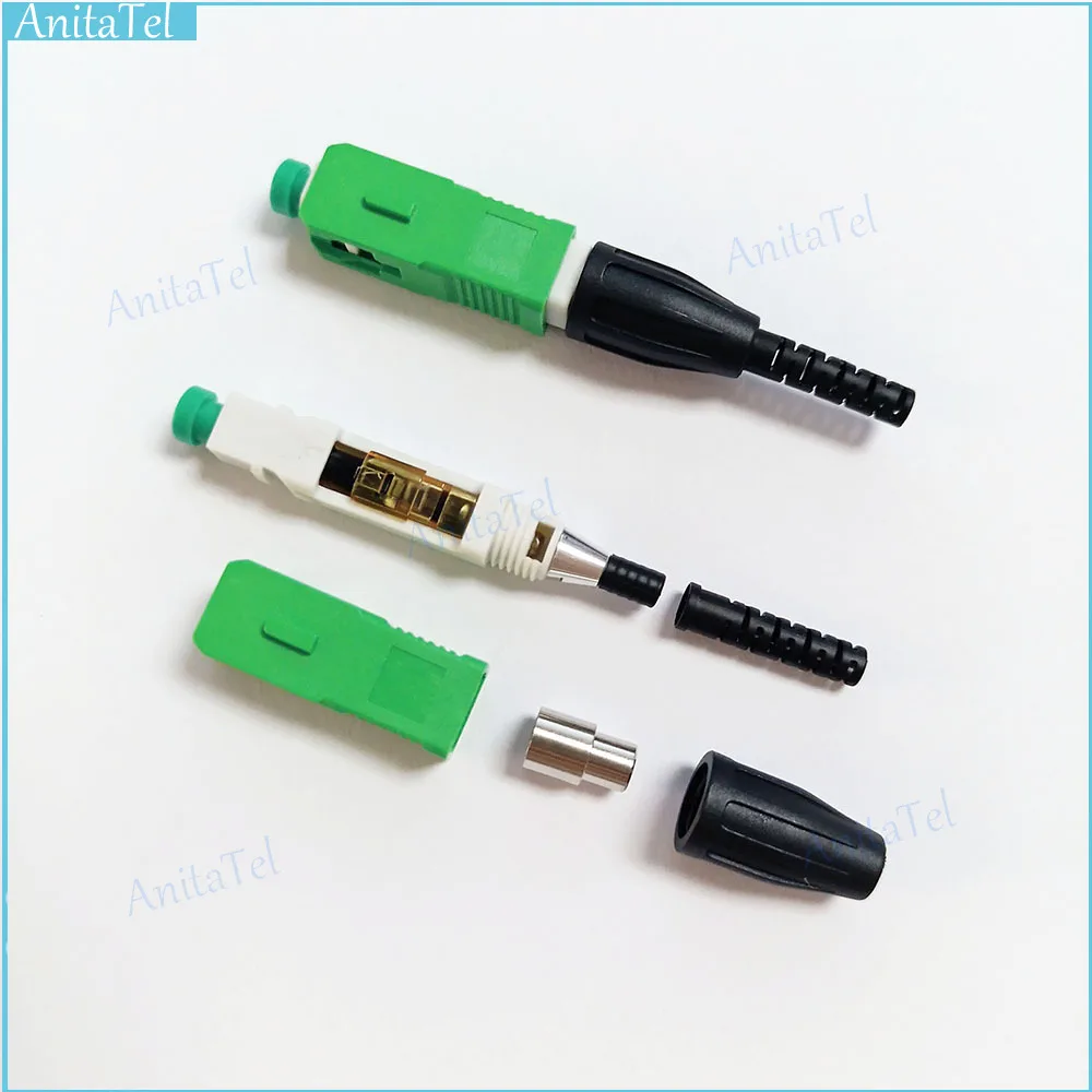 ESC920H APC SC UPC Fast Connector Mechanical Fiber Optic Connector-Fiber Pre-embedded 46*9*8mm NEW Model