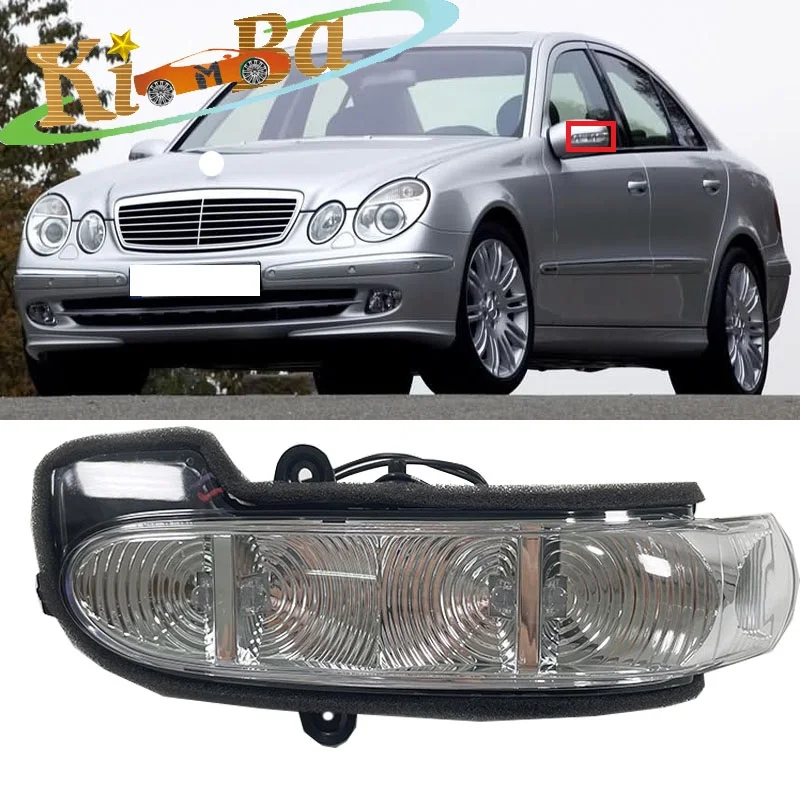 

KIMBA Автомобильное боковое зеркало заднего вида, светодиодный указатель поворота для Mercedes Benz W211 S211 W463 W461 C/E Class 2038201321