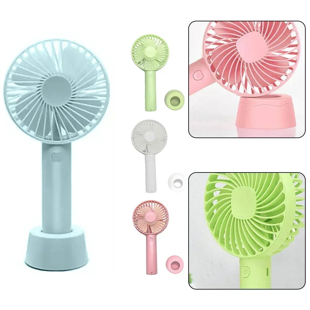 مروحة USB قابلة لإعادة الشحن، مبرد صيفي، مروحة صغيرة محمولة مع حزام 3 سرعات قابلة للتعديل، مروحة سطح المكتب للمكتب المنزلي