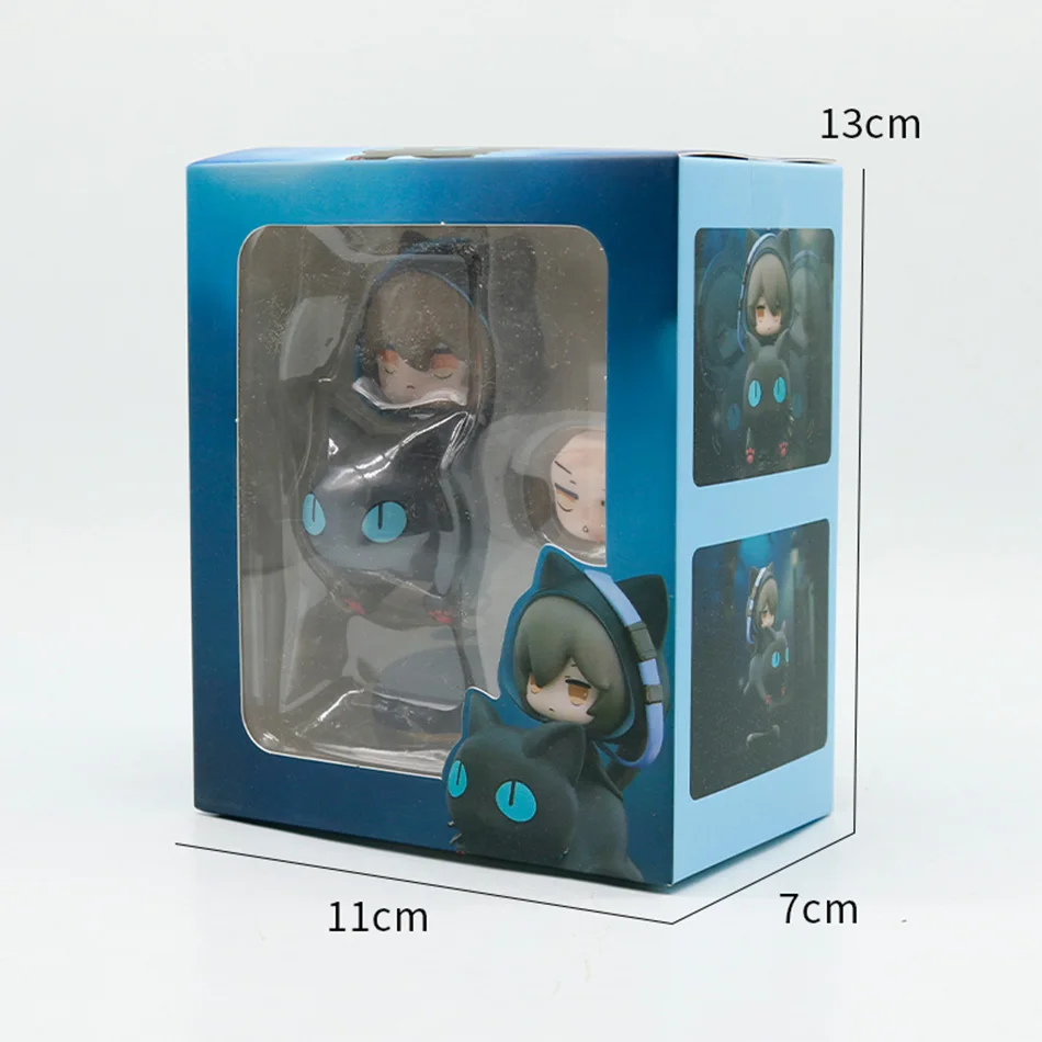 Arknights Official Phantom ファントム Lucian Black Cat Shake Figure Figurine Doll Toy May