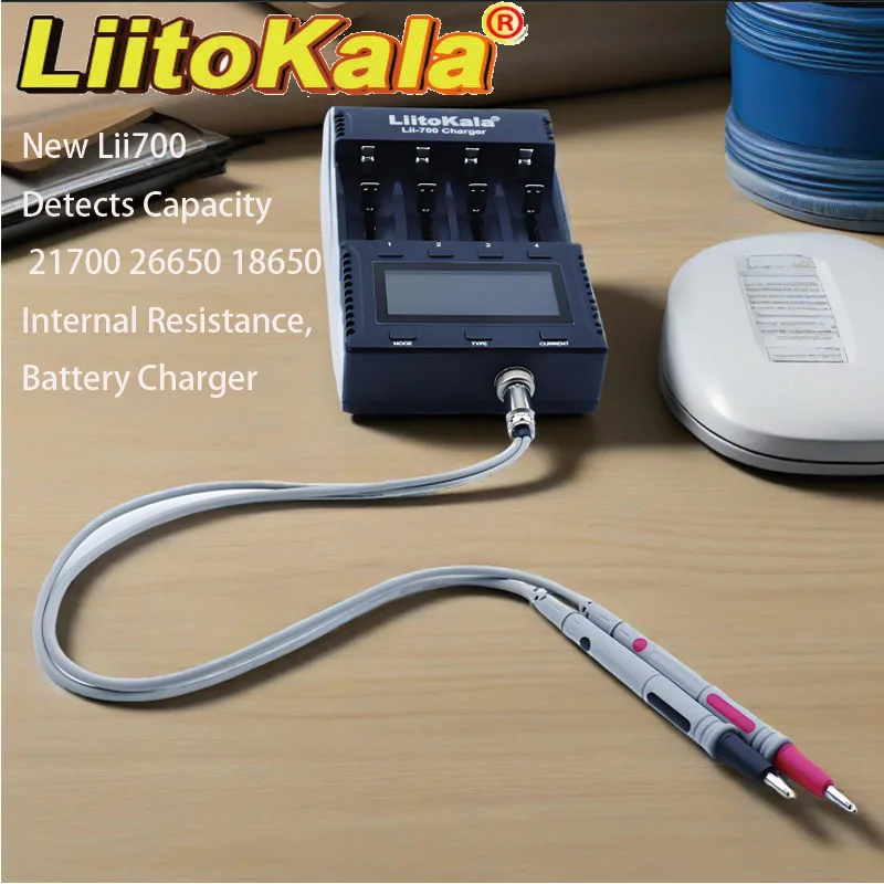 New Liitokala Lii700  21700 26650 18650 Internal Resistance, Battery Charger Detects Capacity