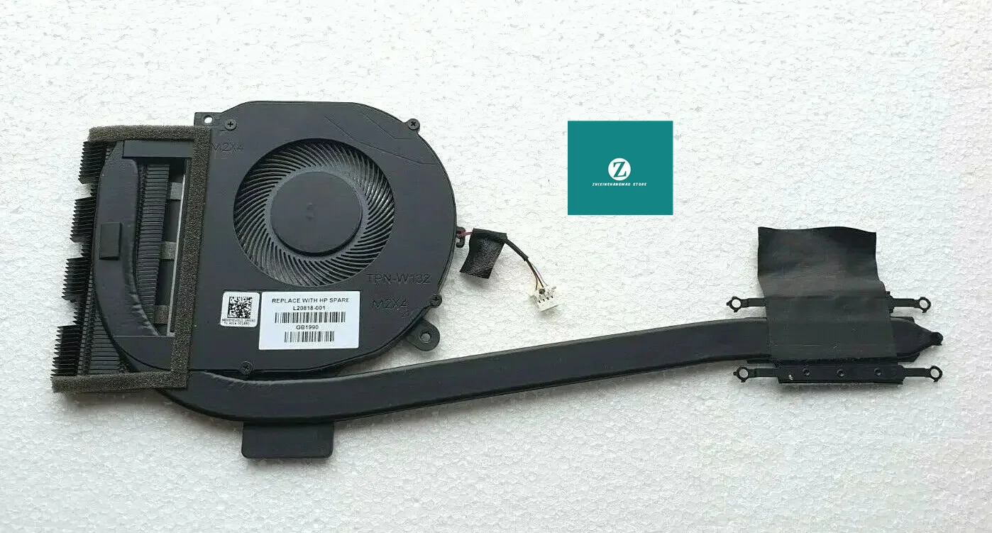 para hp 15-cr Cpu Dissipador de Calor Ventilador L20818001