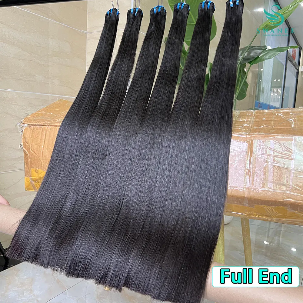 

Натуральные вьетнамские волосы 18A Double Drawn Bone Straight, 100% необработанные, двойной шов, прямые, без примесей, для наращивания