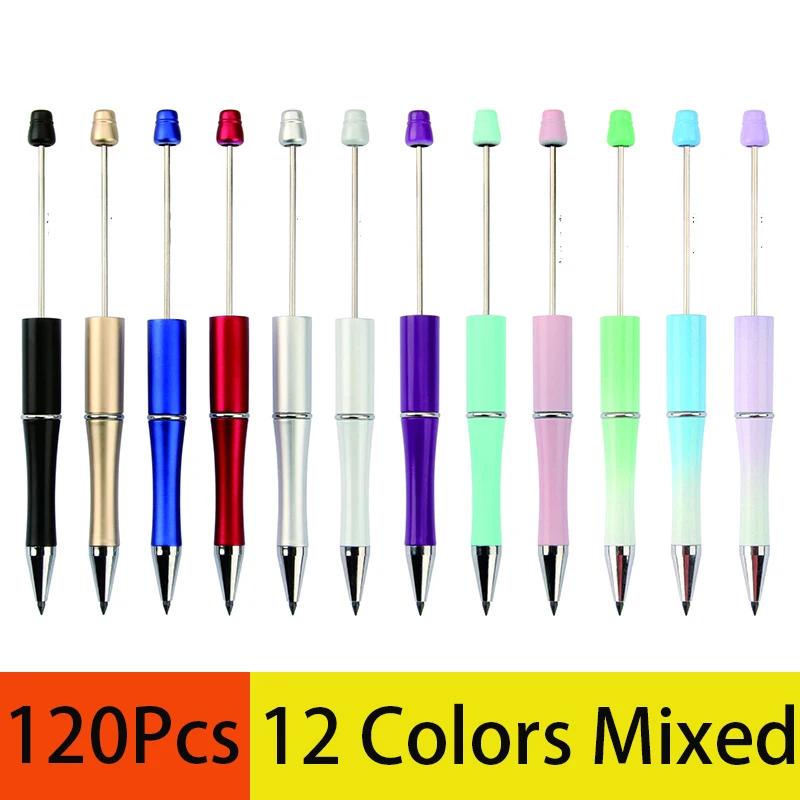 120Pcs DIY HB Pencils Bead Pencil No Ink Pencils Art Sketch Painting Tools Office School Supplies