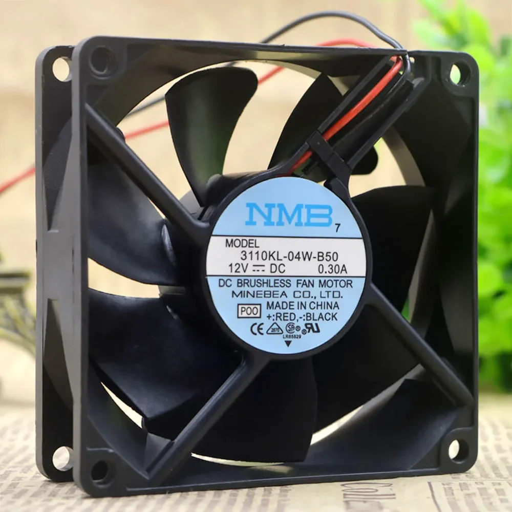 Kipas pendingin aksial NMB, untuk NMB 8 8025 8cm 80mm DC 12V