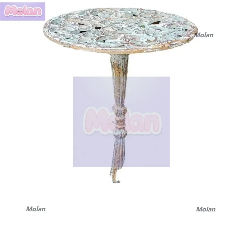 

Foreign trade European cast iron retro flower pot base tray outdoor courtyard garden lifting elevated flower tray rack