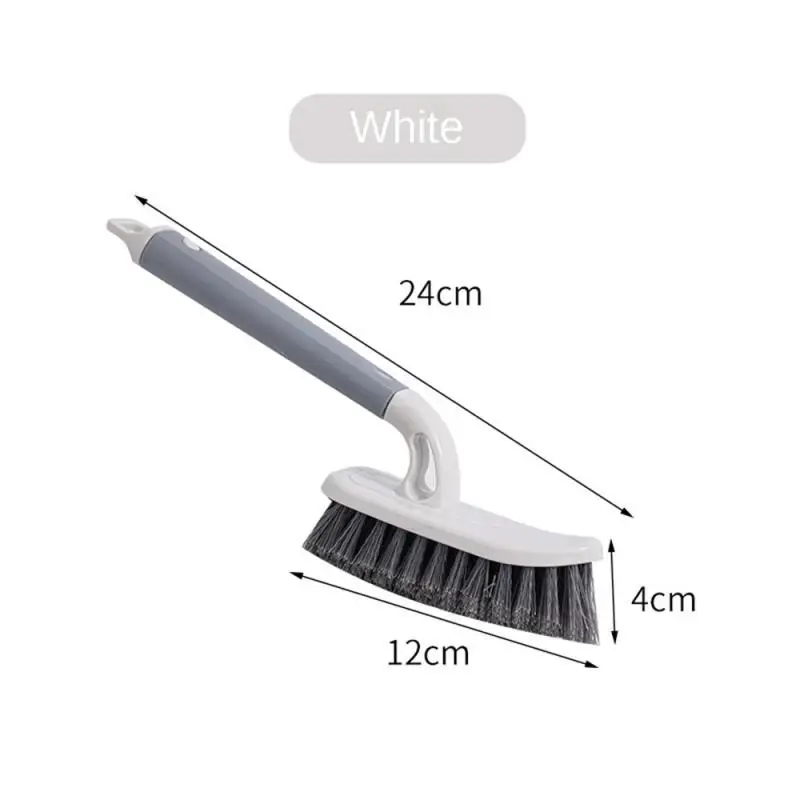 Household Supplies Slotted Floor Brush Bathroom Brush Cleanable Right-Angle Wall Scrubbing Toilet Floor Tile Cleaning Brush