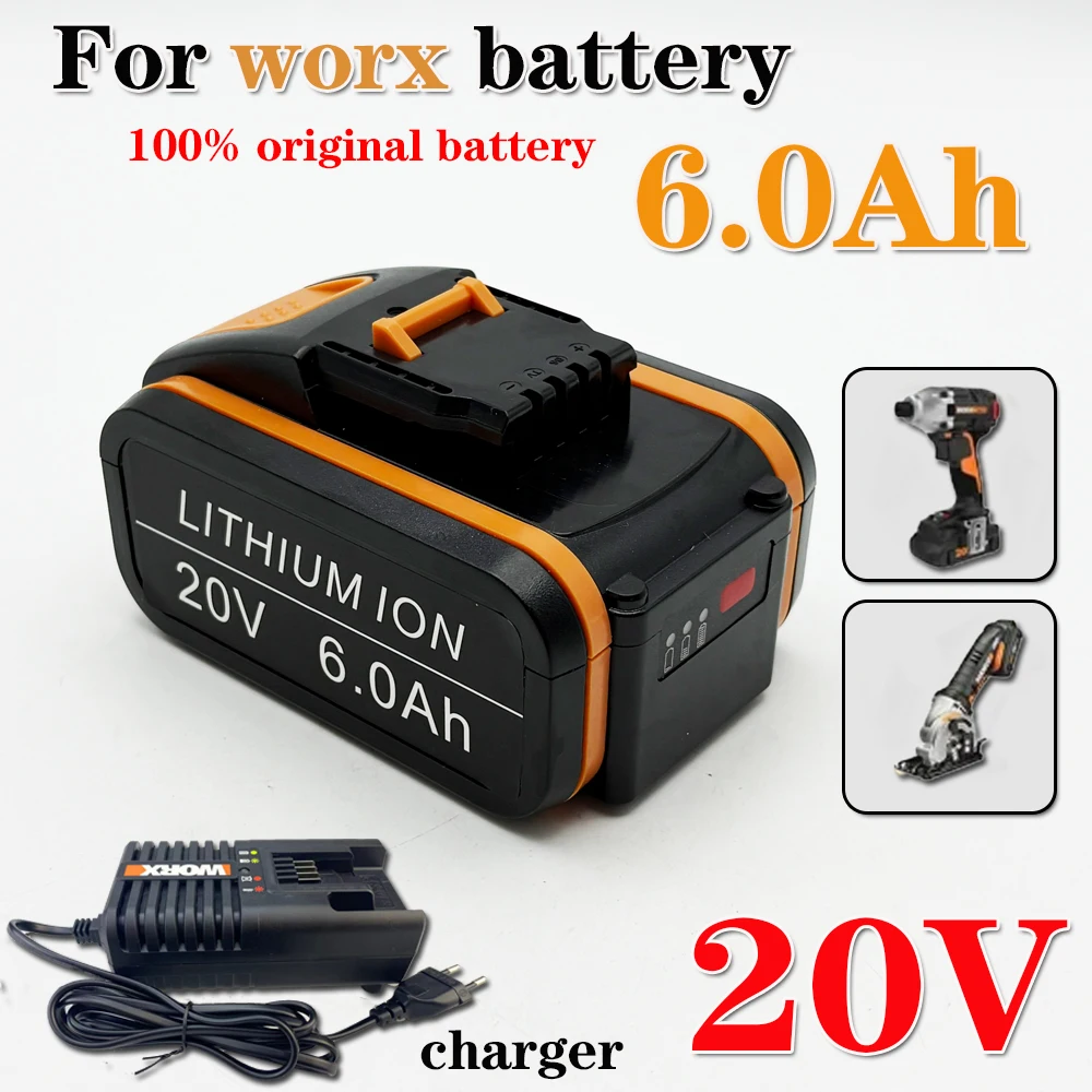 Rechargeable WA3553 WA3551 WA3553.1 WA3570 for All WORX Electric and Garden Tools for worx 20V 4.0Ah Lithium battery