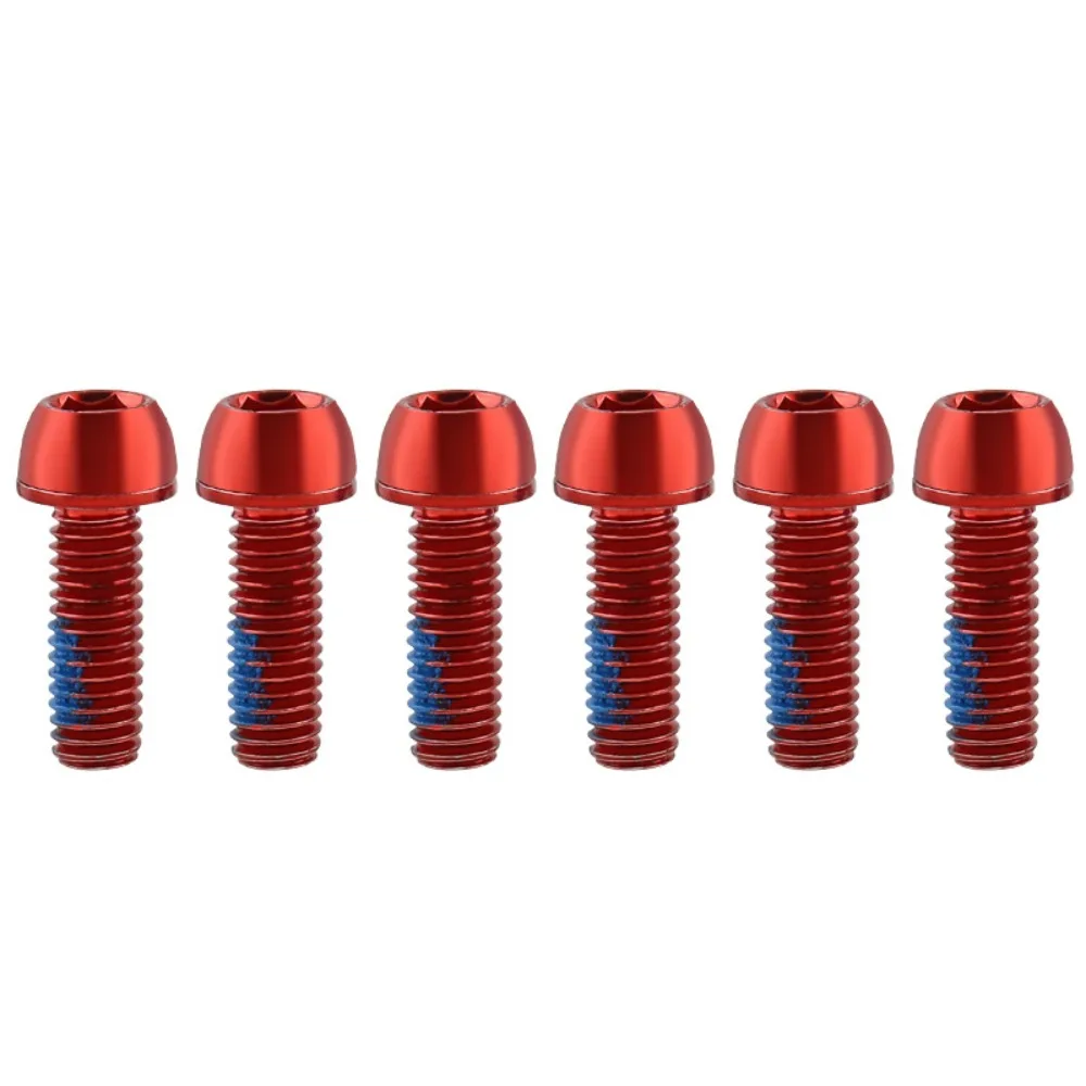 AliExpress NONE Titanium-plated Bicycle Handlebar Screws M6 Stainless Steel Bike Handle in Bolts Stem Riser 17MM Bicycle Disc Brake Caliper Bolt