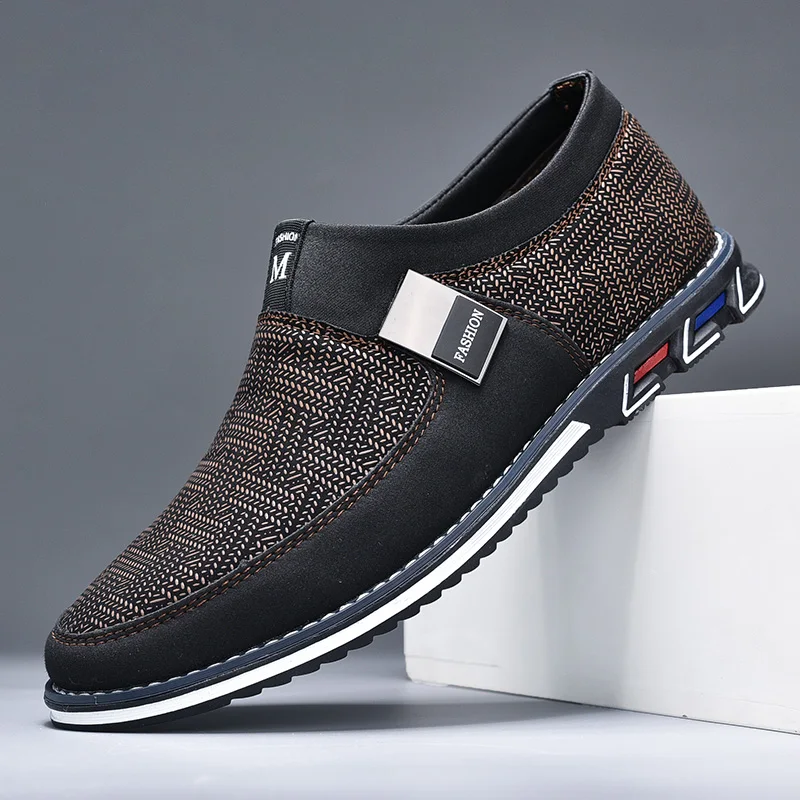 

Men's casual shoes spring and summer new plus size business shoes fashion soft-soled breathable dress shoes groom wedding shoes