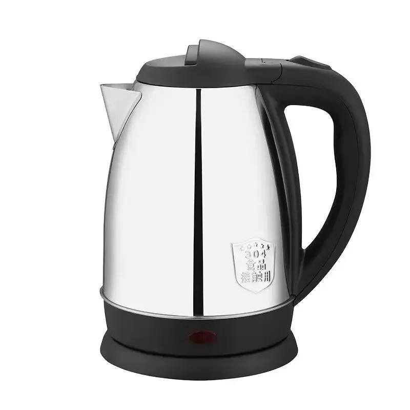 304 aço inoxidável portátil cafeteira, Aquecedor de água bule, Chaleira de desligamento automático, 2L, 1500W