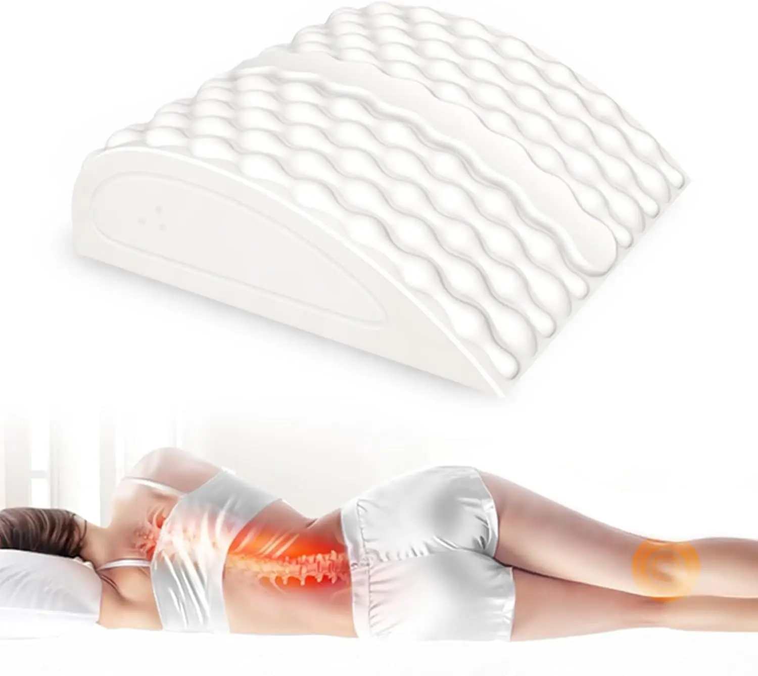 

Dual-Temp Therapy Pad for Lower Back & Sciatica, Ice & Heating Pillow, Gentle and Long-Lasting Relief