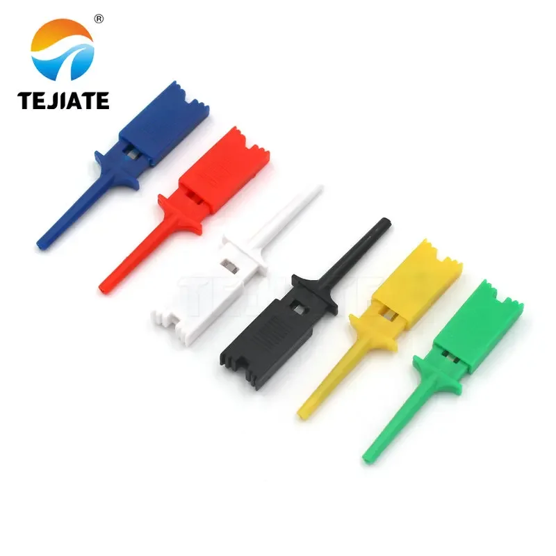 2ps Test Hooks Clips For Logic Analyzers Logic Test Clip Red Black Yellow Green Blue White Flattening Test Flat Hook Connection