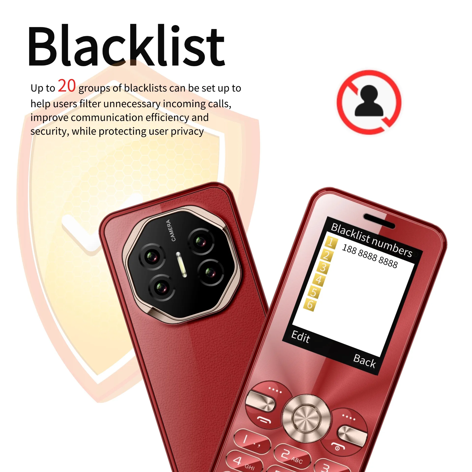 GSM 2G Ultra Slim Thin Budget Phone For The Elderly 2.4" Display Speed Dia Dual Sim Large Push-Button Durable Small Size Cheap