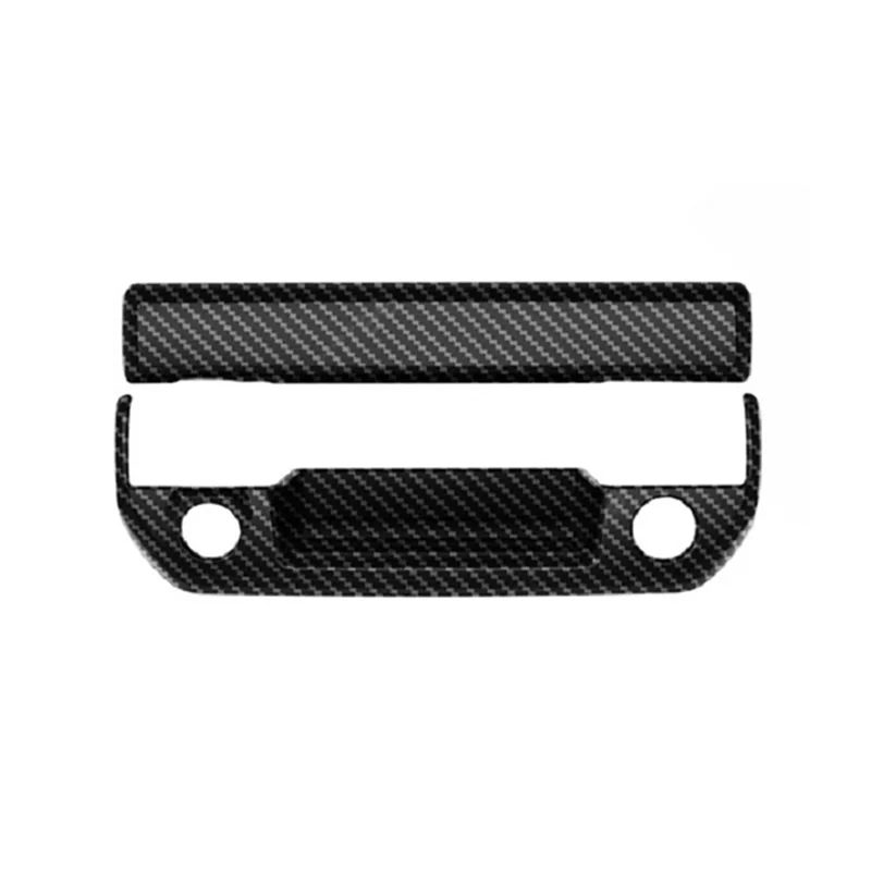 

High Quality Car Tailgate Handle Cover Trim For Colorado GMC Canyon 2023 2024 Accessories Carbon Fiber Style