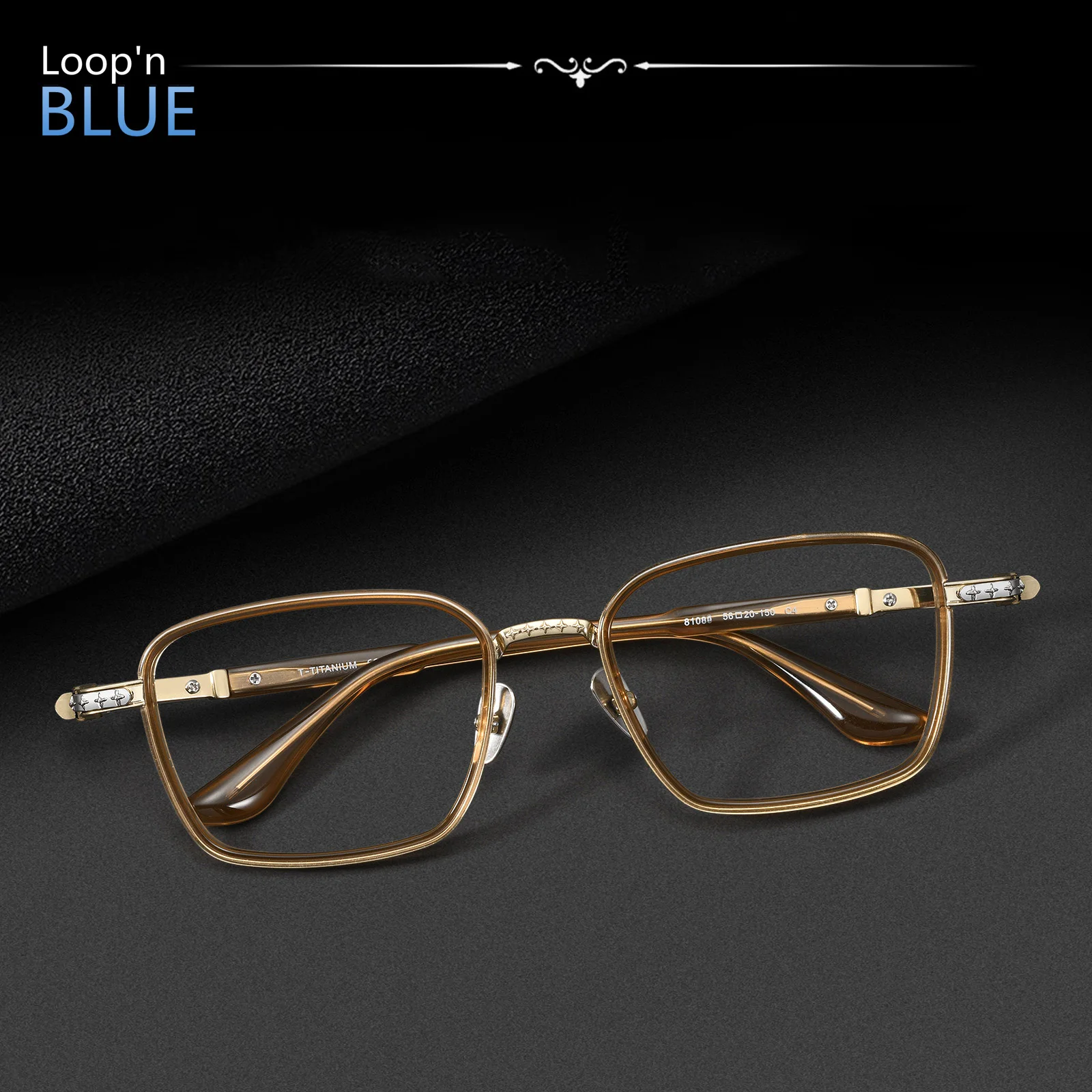 Luxury Retro Titanium Acetate Prescription Glasses for Men And Women Myopia Hyperopia Progressive Optical Lenses Included