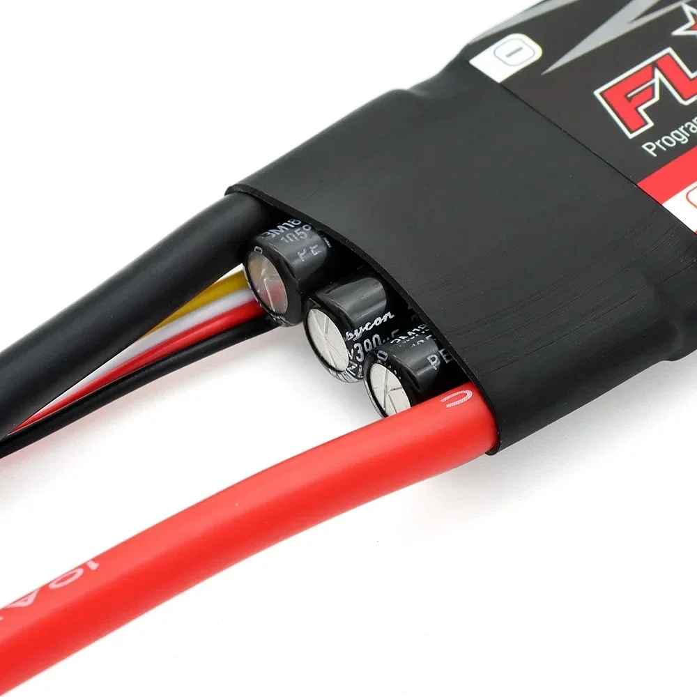 تجاوز هواية ذو طيات V2 20A 30A 40A 50A 60A 80A 100A فرش ESC 32bit SpeedController مع BEC 2-6S لطائرة هليكوبتر RC