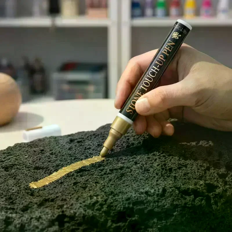 Tombstone Marker Inscription Restoration Pen For Granite Marble And Stone Surface  Covering And Restoration Pen