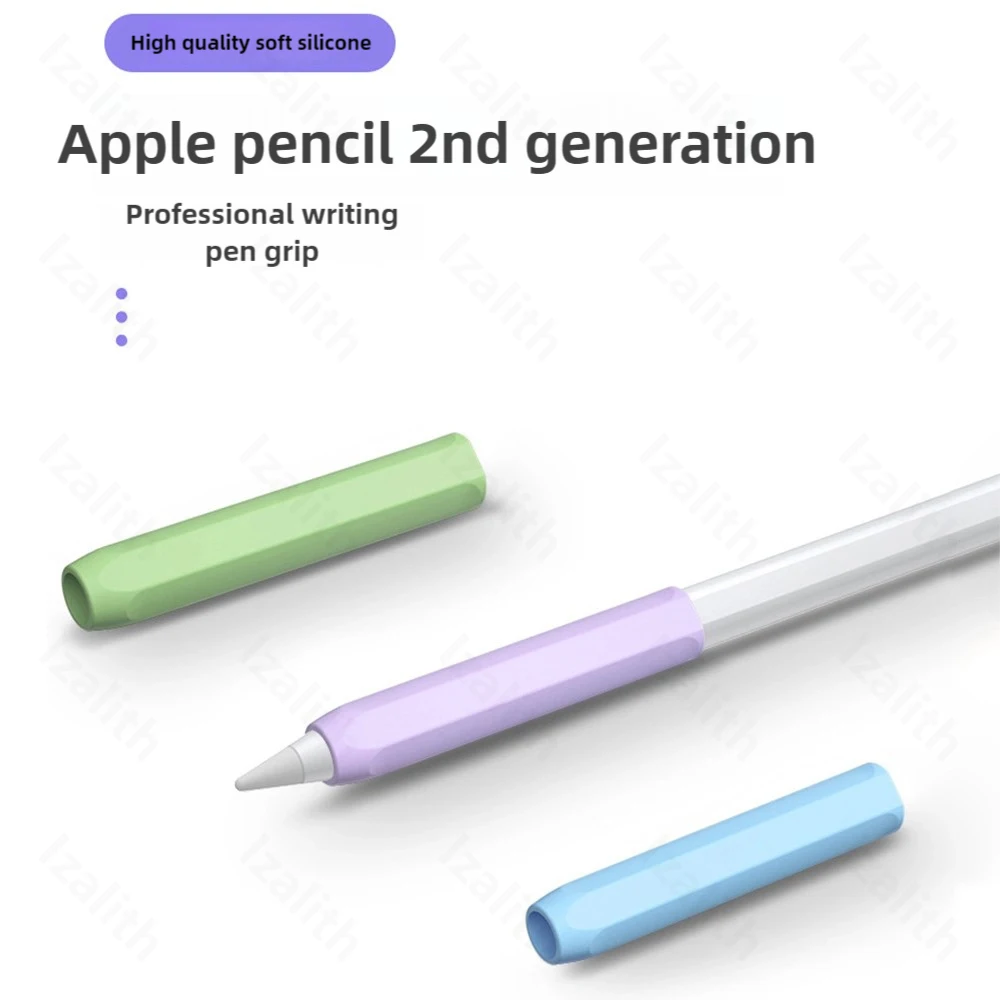 Aperto de silicone macio para apple pencil 2/3 capa protetora anti-risco à prova de choque manga antiderrapante para lápis pro