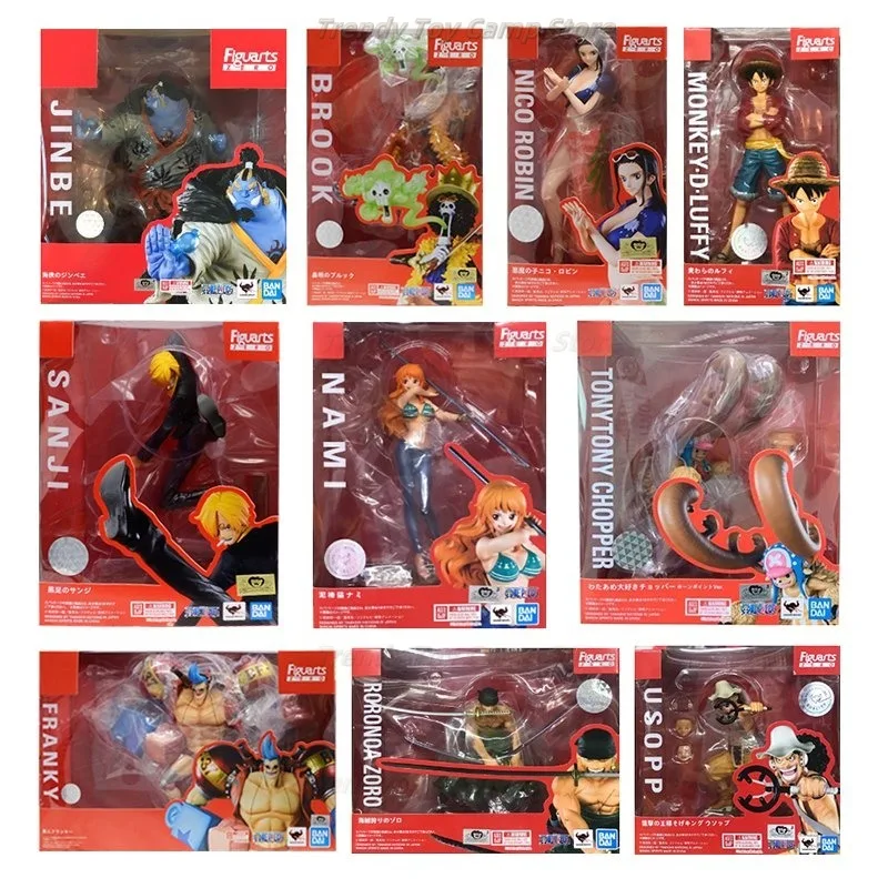 

【В наличии】(Bandai) Анимированная версия без 20-летия Луффи Нами Джинбе Шань Чжи Цзяо Ба Бруробина Игрушки ручной работы.