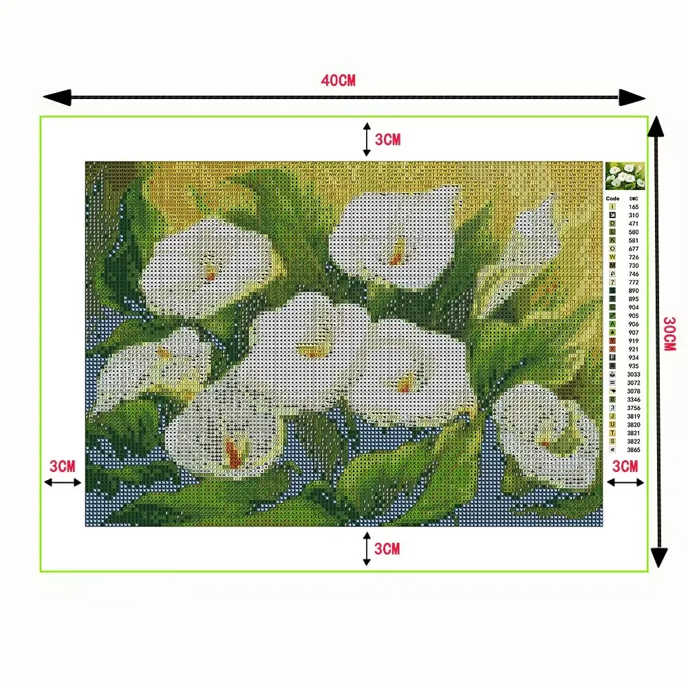 DIY 5D Diamond Painting Kit Crafts Rose Flower Scenery Full Round/Square Drill Diamond Embroidery Mosaic Cross Stitch Home Decor