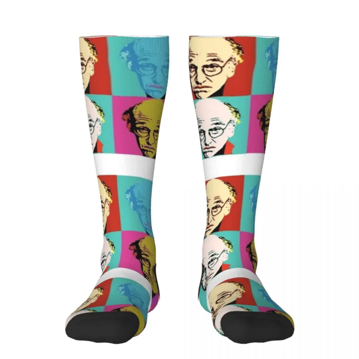 

Larry Warhol David Socks New year's cartoon Men's Mens Socks Women's