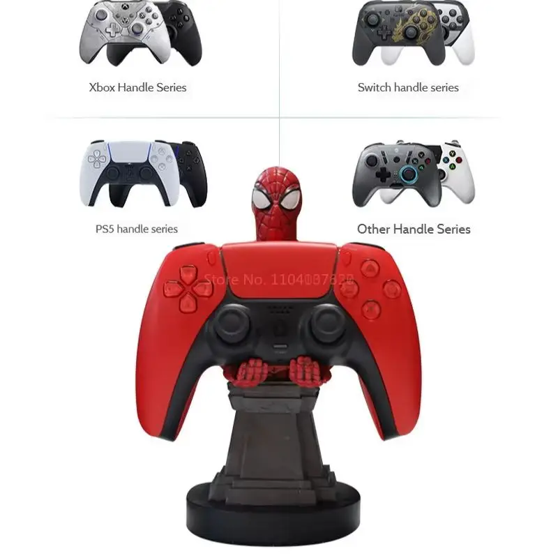 New Avengers Anime Spider-Man Venom Ps5 Xbox Base Display Action Figure Toys Bracket Deadpool Mobile Phone Ps4 Holder Model Doll