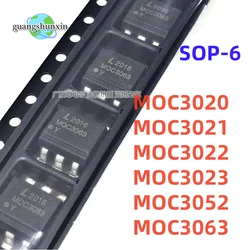 20PCS MOC3020 MOC3021 MOC3022 MOC3023 MOC3052 MOC3063 SOP6 SOP-6 SMD Optocoupler New and Original IC