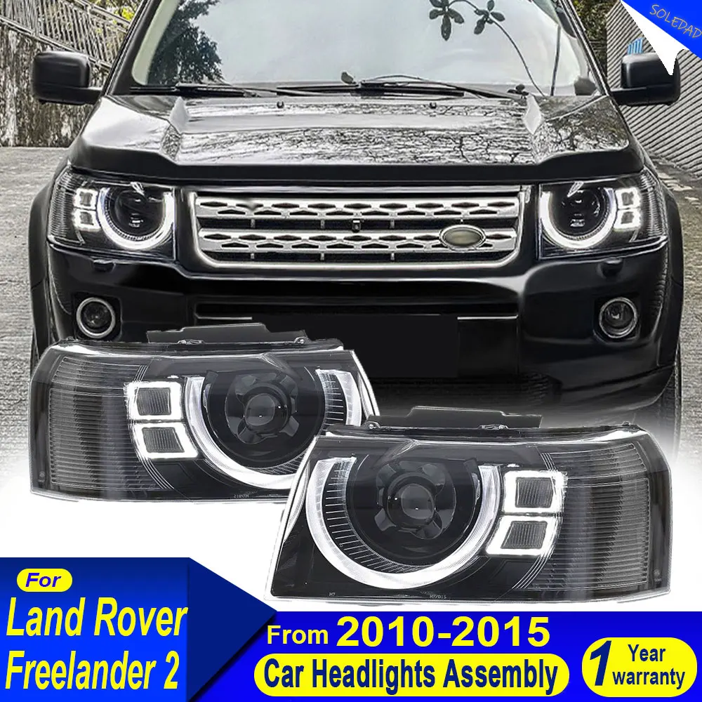 For Land Rover Freelander 2 2010 2011 2012 2013 2014 2015 Car Led Headlights Accessories Led Front Lights Assembly