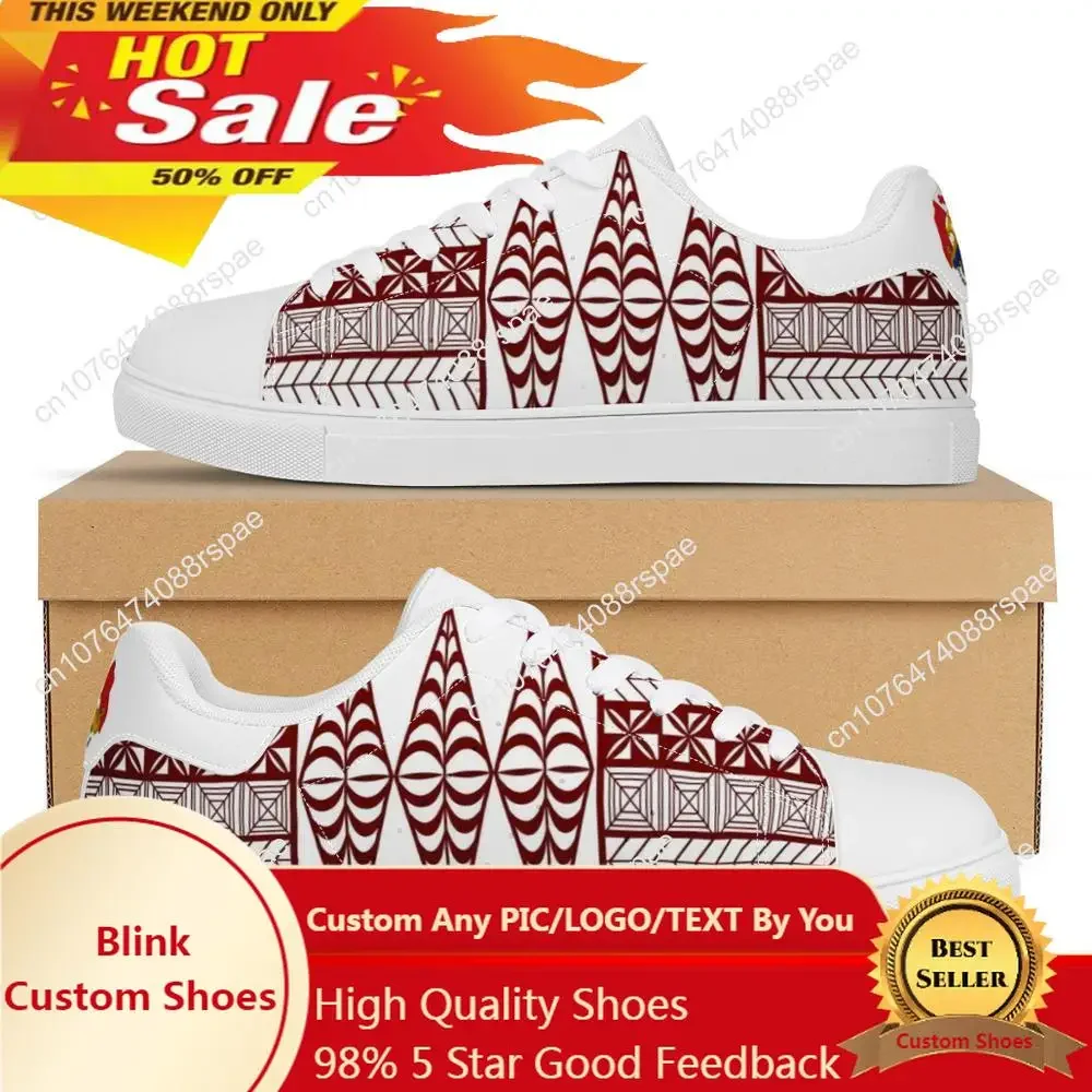 

Upscale Good Looking Polynesian Samoa Tribal Flat Sneaker Tonga Printed Custom Fashion Walking Sport Shoes Women Running Shoes