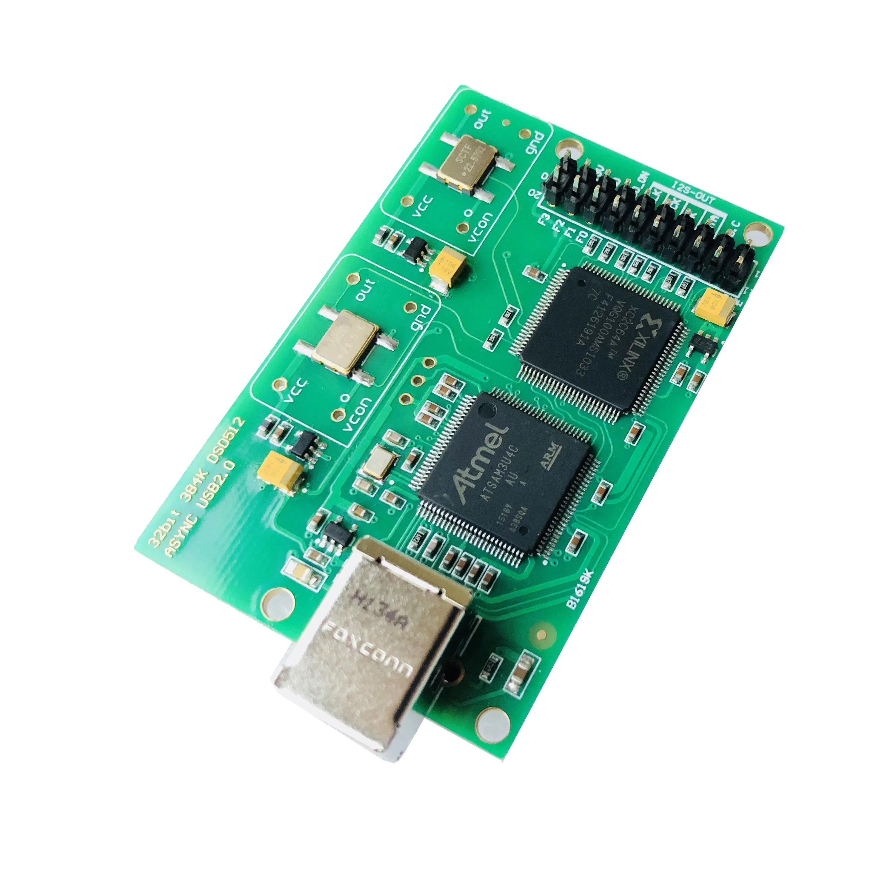 이탈리아 Amanero USB IIS 디지털 인터페이스, DSD512 지원, AK4497, ES9038, DAC 보드용, 32 비트/384kHz