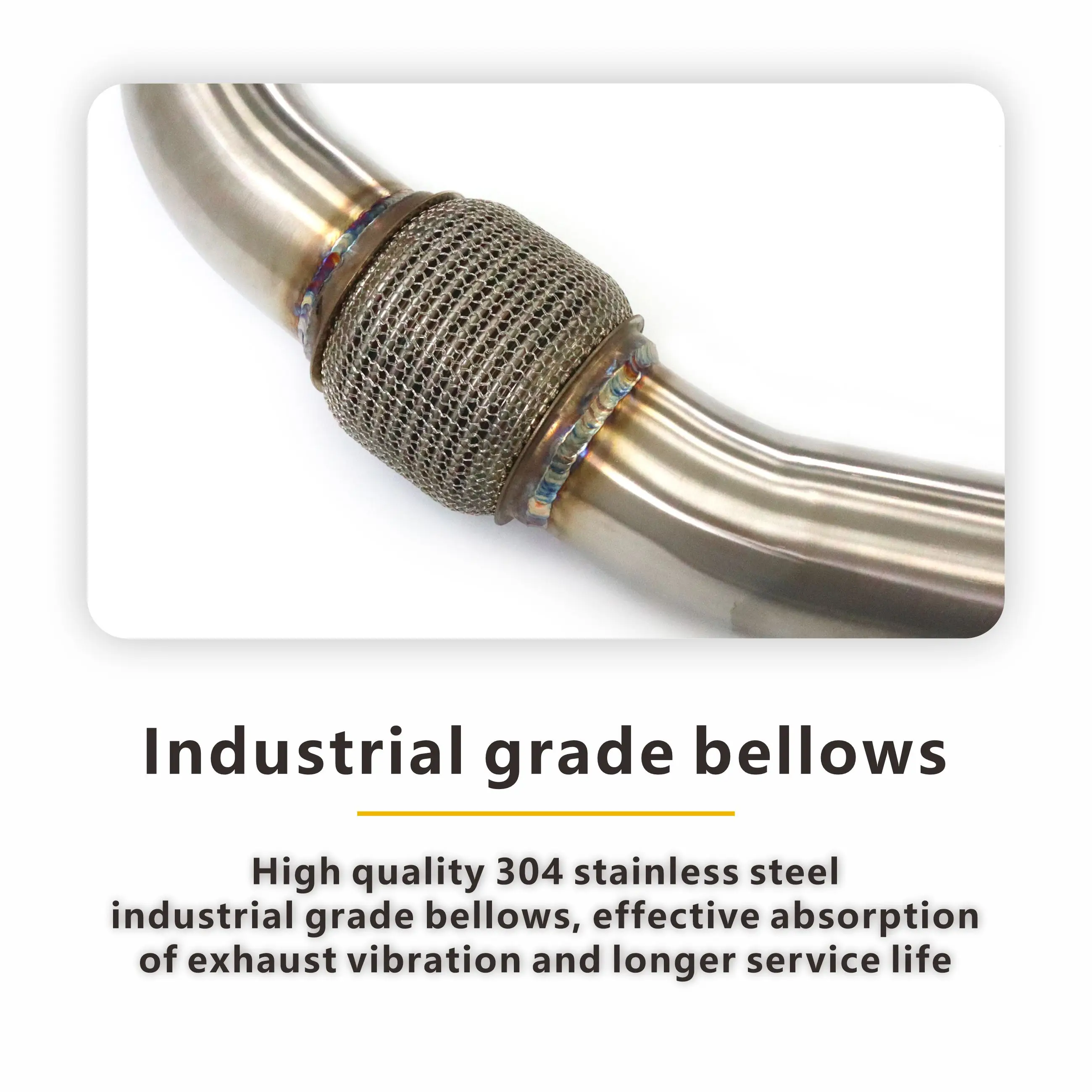 HMD for Mercedes Benz GLC300 X254 Electronic valves Stainless steel Muffler Catback Exhaust pipe Lossless installation