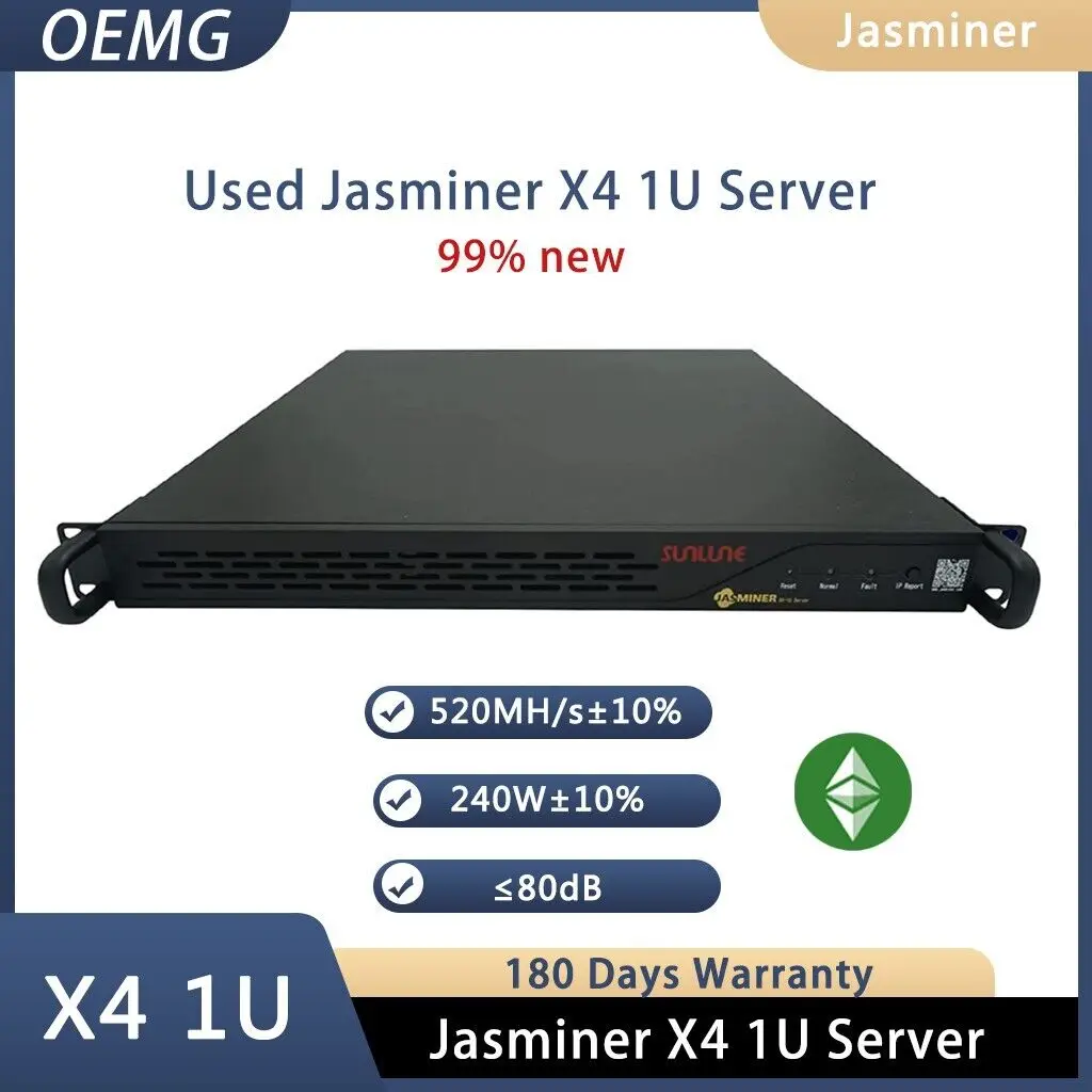 

Купите 2 и получите 1 бесплатно, лидер продаж для Jasminer X4-1U 520 Mh/s ETCHASH ETH Crypto