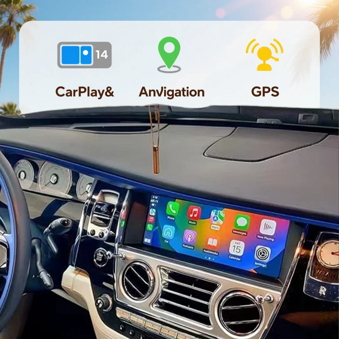 10.25” For Rolls Royce Wraith Car Radio GPS Navigation Wireless Carplay Original Upgrade Android Auto HeadUnit Multimedia Playe