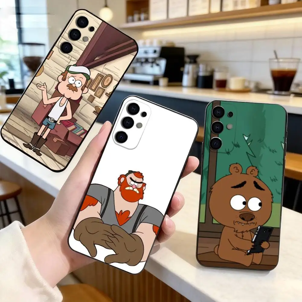 Comedy animation B-Brickleberry  Phone Case Black Silicone Soft For Samsung S25,S24,S21,S22,S23,S30,Ultra,S20,Plus,Fe,Lite