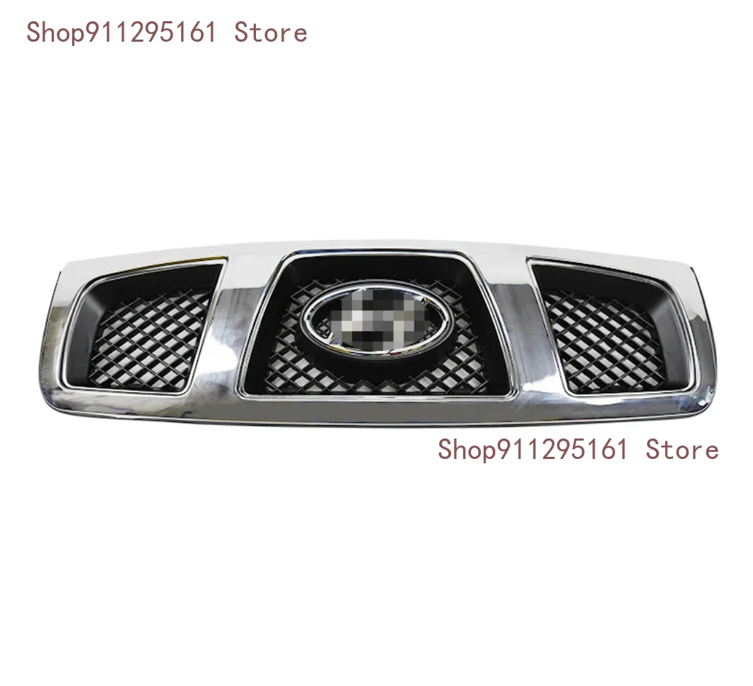 Car Styling Accessories Overlay Fits Car styling 2005-2012 For Hyundai Tucson Resin Black Front Bonnet Grille Grill