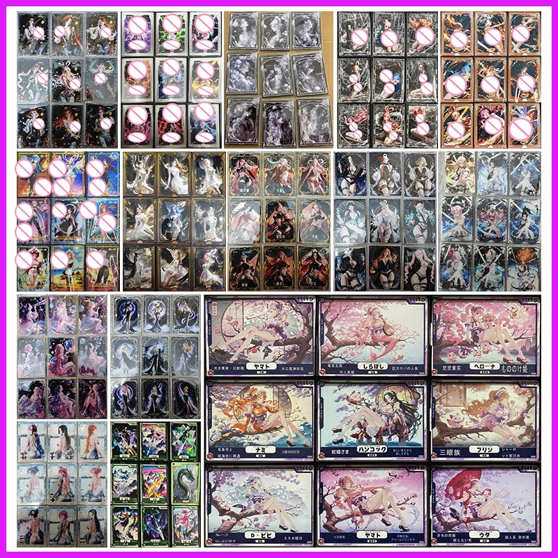 

Anime ONE PIECE Rare PF GJ PH PD XA SI PC Collectible Card Zoro Reiju Yamato Uta Nami Hancock Carrot Toys for Boys Birthday Gift