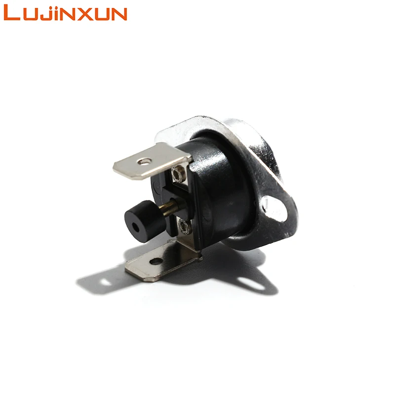 LUJINXUN KSD301/302 Manual Reset Temperature Control 50-260 Degree Bent Foot, Thermal Protector to Prevent Dry Heat 10pcs/lot