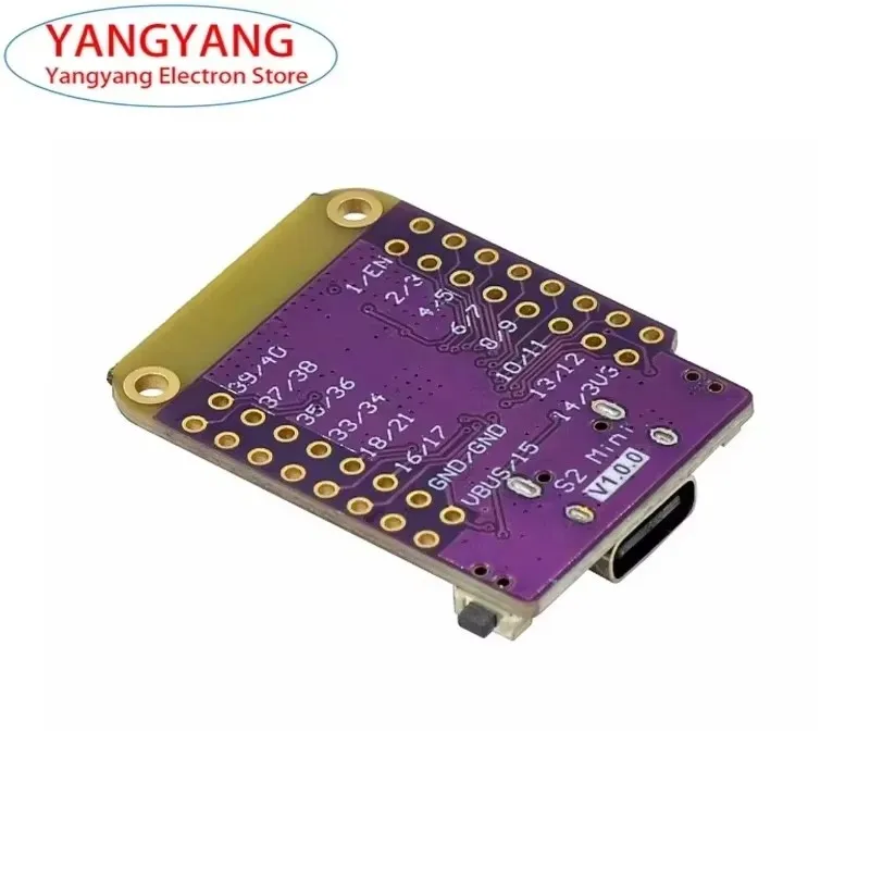 1-5PCS New ESP32 S2 Mini V1.0.0 - LOLIN WIFI IOT Board based ESP32-S2FN4R2 ESP32-S2 4MB FLASH 2MB PSRAM MicroPython Compatible