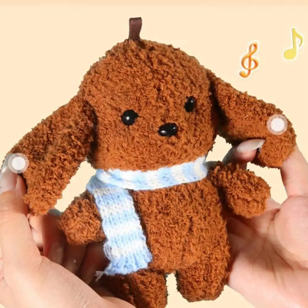 التعريفي إيقاع البيانو تدلى الأذن أرنب أفخم دمية الصوت الموسيقى اللعب لينة لوب الأذن أرنب ألعاب من القطيفة PP القطن رقيق #2