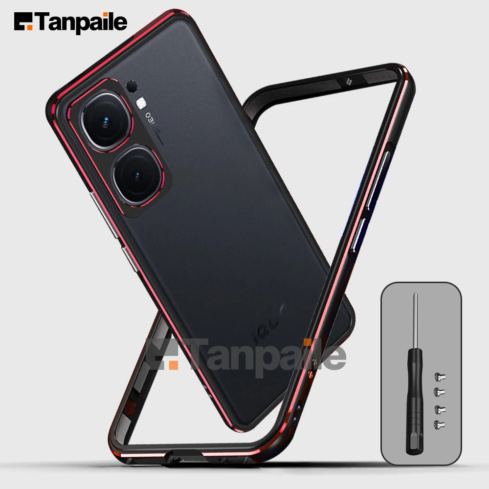 

Для iQOO Neo9S Pro Plus металлический корпус ForiQOO Neo8 Pro алюминиевый бампер рамка для iQOO Neo7 крышка замка Funda