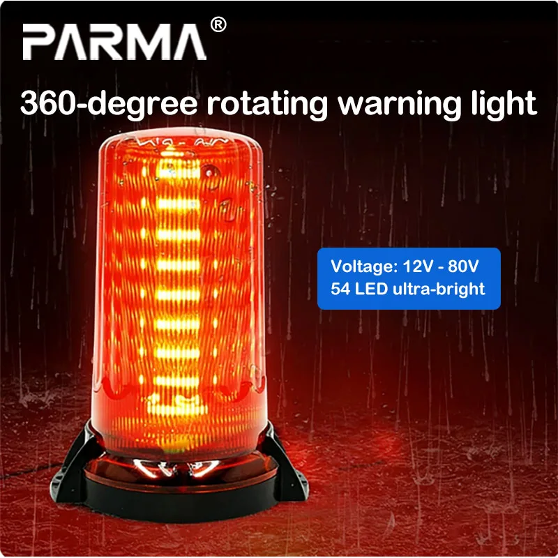 Patrol rotating warning lights, engineering signal lights, vehicle-mounted LED emergency flashing operation lights