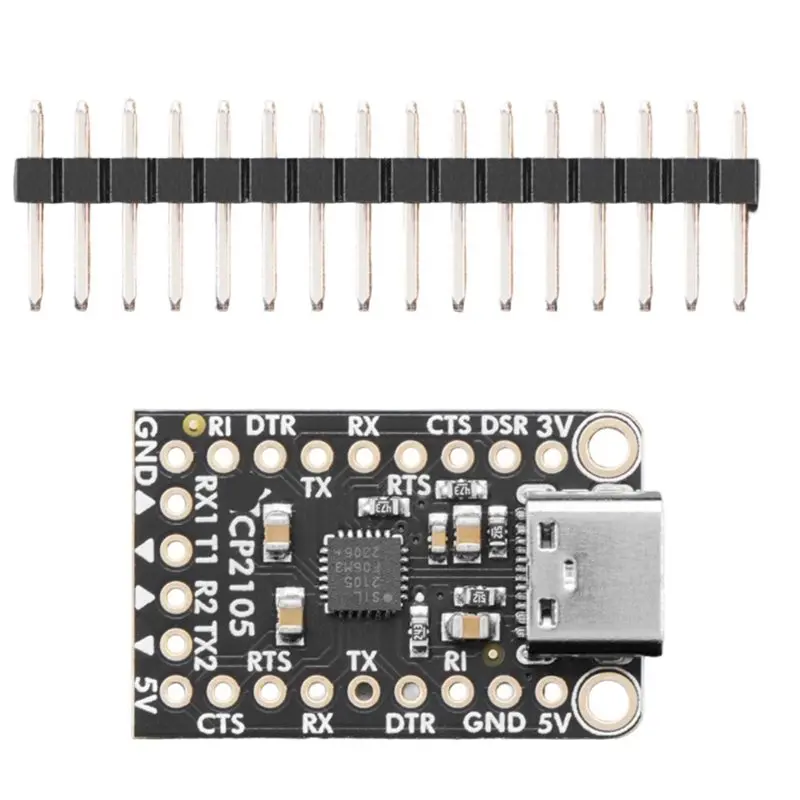 Reliable-Friend USB To Dual Serial Interface Module 6065 CP2105 Chipset UART Communication Port For Arduino/Raspberry Pi Project