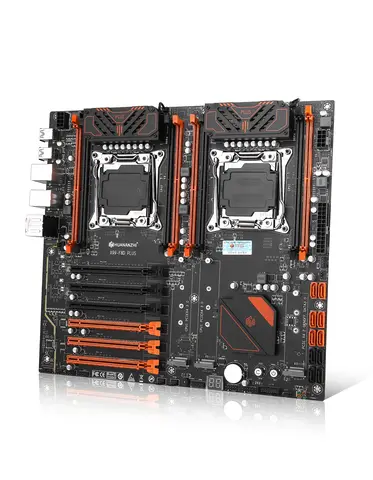 HUANANZHI X99-F8D PLUS+TPM2.0 Motherboard LGA2011-3 Dual 2.5G LAN DDR4 8*SATA M.2 NVME E-ATX