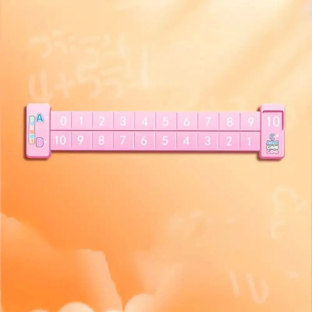 Early Education Number Decomposition Ruler Enlightenment Aid Stationery Straight Ruler Learning Plastic Student Ruler Students