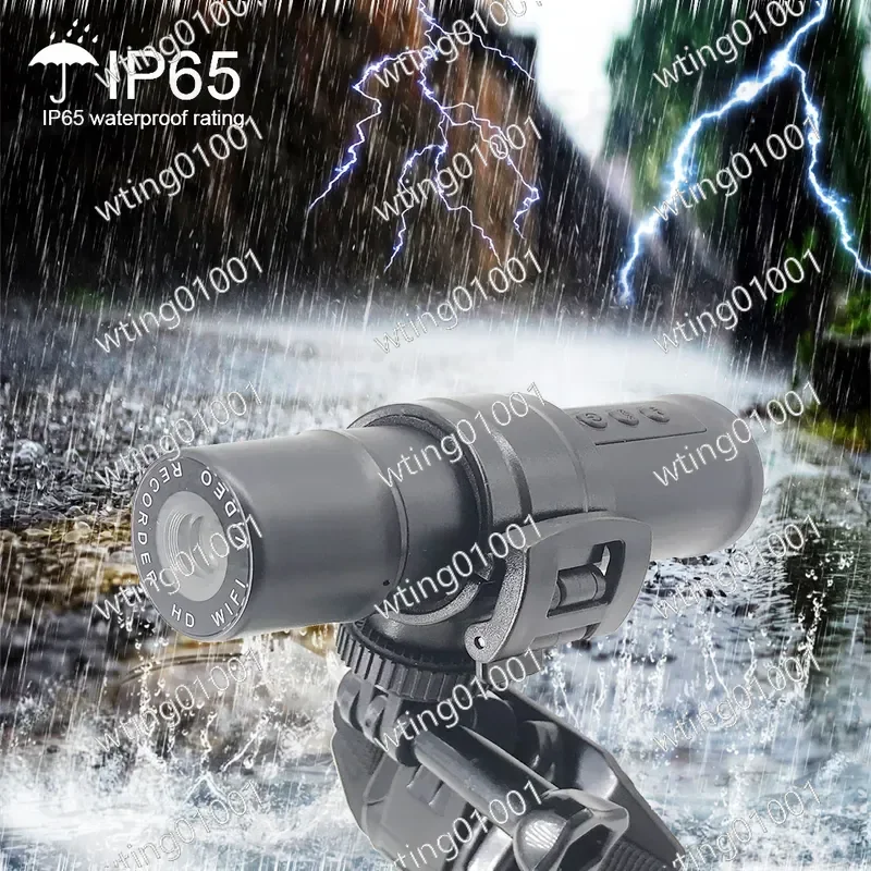 for Waterproof HD WiFi Sports DV Action Camera Wide Angle Recorder Light for Mountain Riding Electric Motorcycle