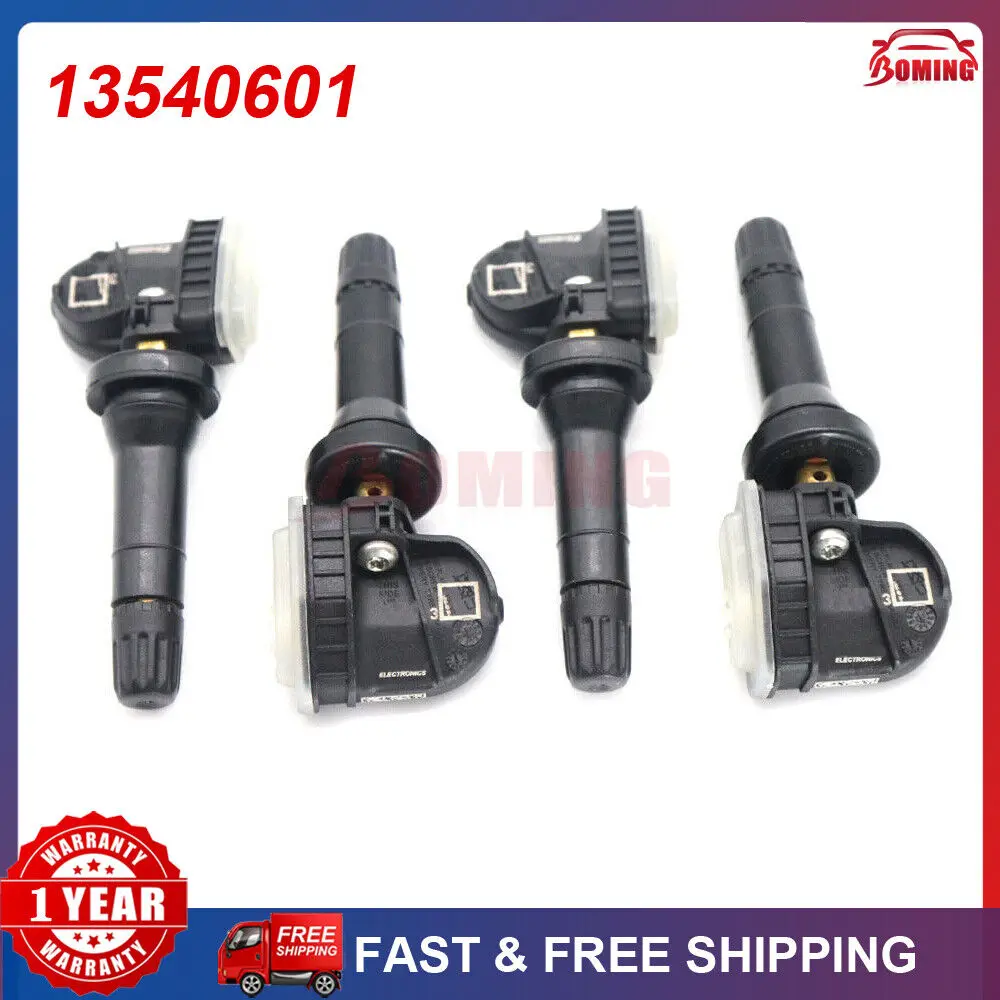 

4PCS TPMS Tire Pressure Sensor For Buick Cadillac Chevrolet GMC Hummer Pontiac Saturn 2007-2017 13581558 13540601