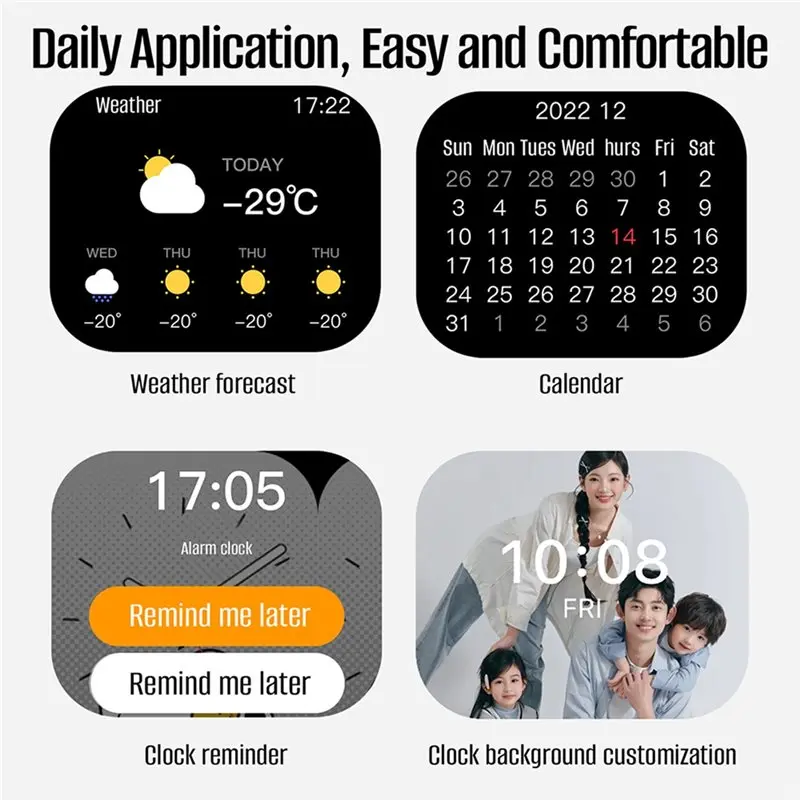 A25F-Portable Digital Alarm Clock Bluetooth Speaker Design Rechargeable Mini Speaker For Home Office Car Travel